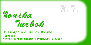 monika turbok business card